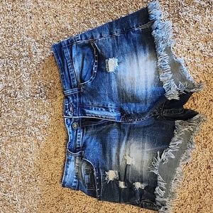 Denim jean short